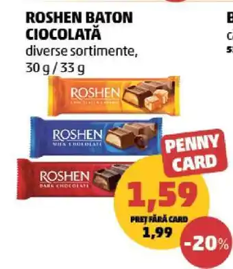 Penny ROSHEN Baton ciocolată Ofertă
