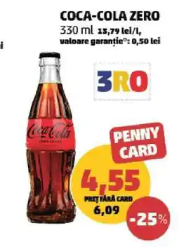 Penny Coca-Cola zero Ofertă
