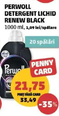 Penny PERWOLL DETERGENT LICHID RENEW BLACK Ofertă
