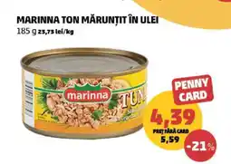 Penny MARINNA TON MĂRUNȚIT ÎN ULEI Ofertă