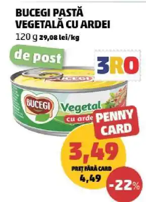Penny Bucegi Pastă Vegetală cu Ardei Ofertă