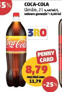 Penny COCA-COLA LĂMÂIE Ofertă