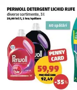 Penny PERWOLL DETERGENT LICHID RUFE Ofertă