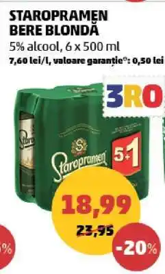 Penny STAROPRAMEN Bere blondă Ofertă