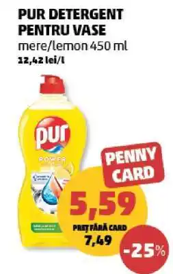 Penny PUR Detergent pentru vase Ofertă