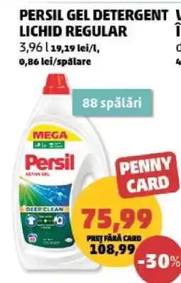 Penny PERSIL GEL DETERGENT LICHID REGULAR Ofertă
