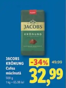 Lidl JACOBS KRÖNUNG Cafea măcinată Ofertă