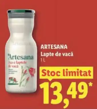 Lidl Artesana Lapte de vacă Ofertă