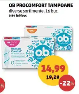 Penny OB ProComfort Tampoane Ofertă