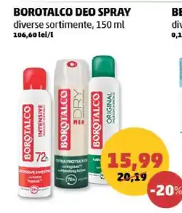 Penny BOROTALCO DEO SPRAY Ofertă