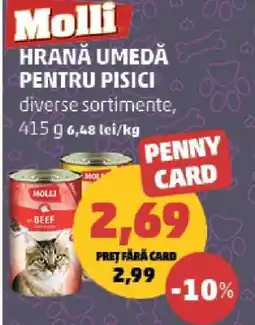 Penny Molli Hrană Umedă pentru Pisici Ofertă