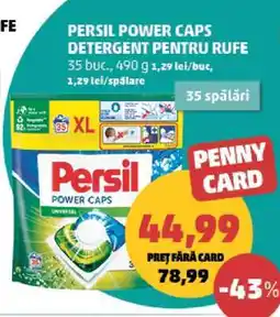 Penny PERSIL POWER CAPS DETERGENT PENTRU RUFE Ofertă