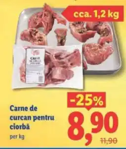 Lidl Carne de curcan pentru ciorbă Ofertă