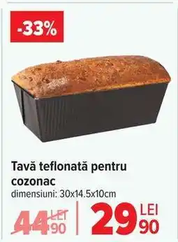 Carrefour Tavă teflonată pentru cozonac Ofertă