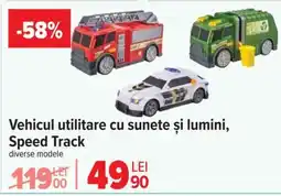 Carrefour Vehicul utilitare cu sunete și lumini, Speed Track Ofertă