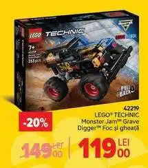 Carrefour LEGO TECHNIC Monster Jam Grave Digger Ofertă