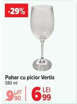 Carrefour Pahar cu picior Vertis Ofertă