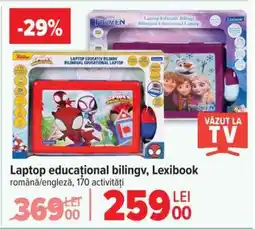 Carrefour Laptop educational bilingv, Lexibook Ofertă