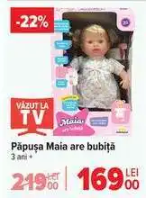 Carrefour Păpușa Maia are bubiță Ofertă