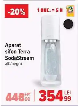 Carrefour Aparat sifon Terra, SodaStream Ofertă