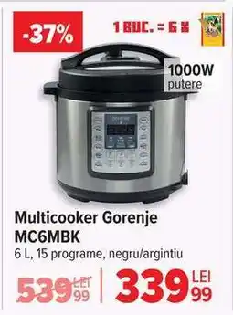 Carrefour Multicooker Gorenje MC6MBK Ofertă