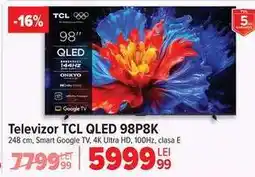 Carrefour Televizor TCL QLED 98P8K Ofertă