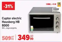 Carrefour Cuptor electric Hausberg HB 8000 Ofertă