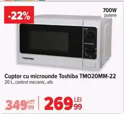 Carrefour Cuptor cu microunde Toshiba TMO20MM-22 Ofertă