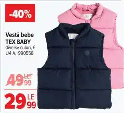 Carrefour Vestă bebe TEX BABY Ofertă