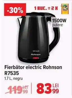 Carrefour Fierbător electric Rohnson R7535 Ofertă