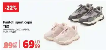 Carrefour Pantofi sport copii TEX Ofertă