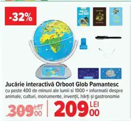 Carrefour Jucărie interactivă Orboot Glob Pământesc Ofertă
