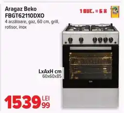Carrefour Aragaz Beko FBGT62110DXO Ofertă