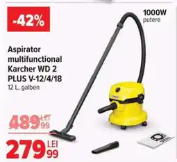 Carrefour Aspirator multifuncțional Karcher WD 2 PLUS V-12/4/18 Ofertă