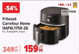 Carrefour Friteuză Carrefour Home HAF6L1750-26 Ofertă