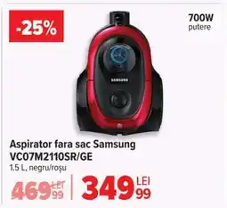 Carrefour Aspirator fără sac Samsung VC07M2110SR/GE Ofertă