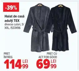 Carrefour Halat de casă adulți TEX Ofertă