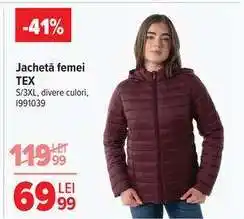 Carrefour Jachetă femei TEX Ofertă