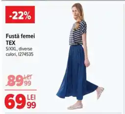 Carrefour Fustă femei TEX Ofertă