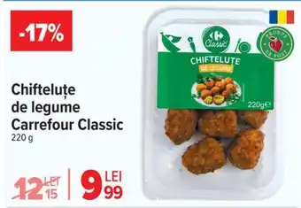 Carrefour Chifteluțe de legume Carrefour Classic Ofertă