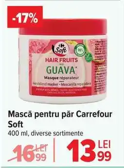 Carrefour Mască pentru păr Carrefour Soft Ofertă