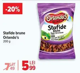 Carrefour Stafide brune ORLANDO'S Ofertă