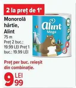 Carrefour Monorolă hârtie, Alint Ofertă