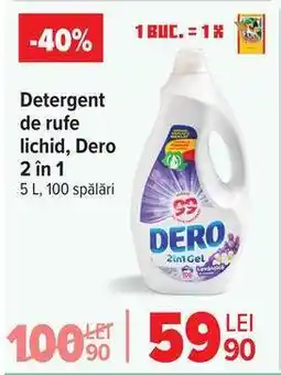 Carrefour Detergent de rufe lichid Dero 2 in 1 Ofertă