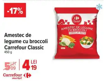 Carrefour Amestec de legume cu broccoli Carrefour Classic Ofertă