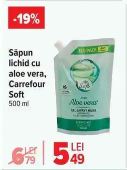 Carrefour Săpun lichid cu Aloe Vera, Carrefour Soft Ofertă