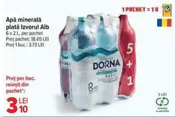 Carrefour Apă minerală plată Izvorul Alb Ofertă