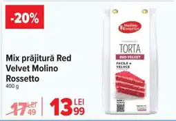 Carrefour Mix prăjitură Red Velvet Molino Rossetto Ofertă