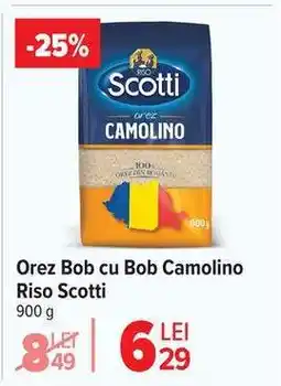 Carrefour Orez bob cu bob Camolino Riso Scotti Ofertă