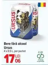 Carrefour Bere fără alcool Ursus Ofertă